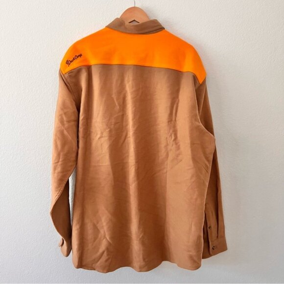 Duck Camp Midweight Shooting Shirt in Upland Orange Sz XXL NWT - Picture 8 of 9